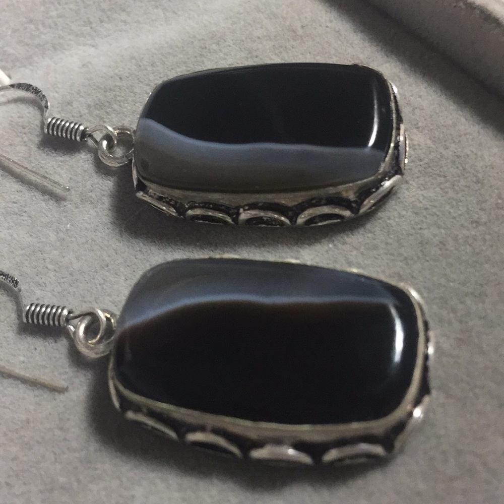HOST PICK NEW Artisan Botswana Agate Earrings - Picture 8 of 11